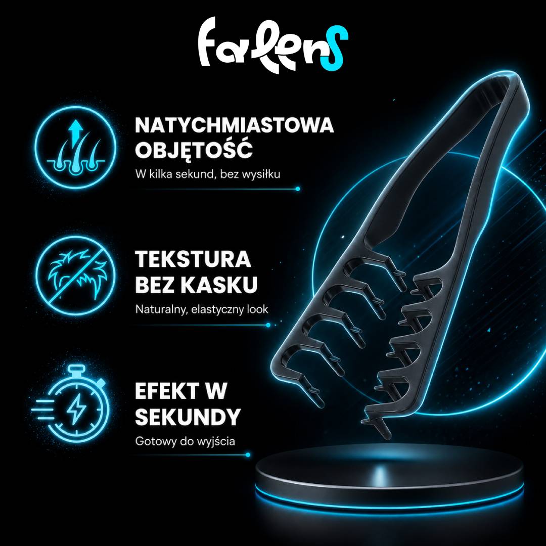 Falers™ Grzebień do fal i objętości