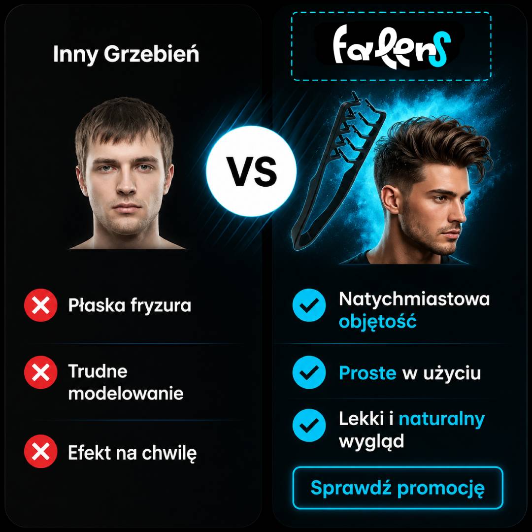 Falers™ Grzebień do fal i objętości